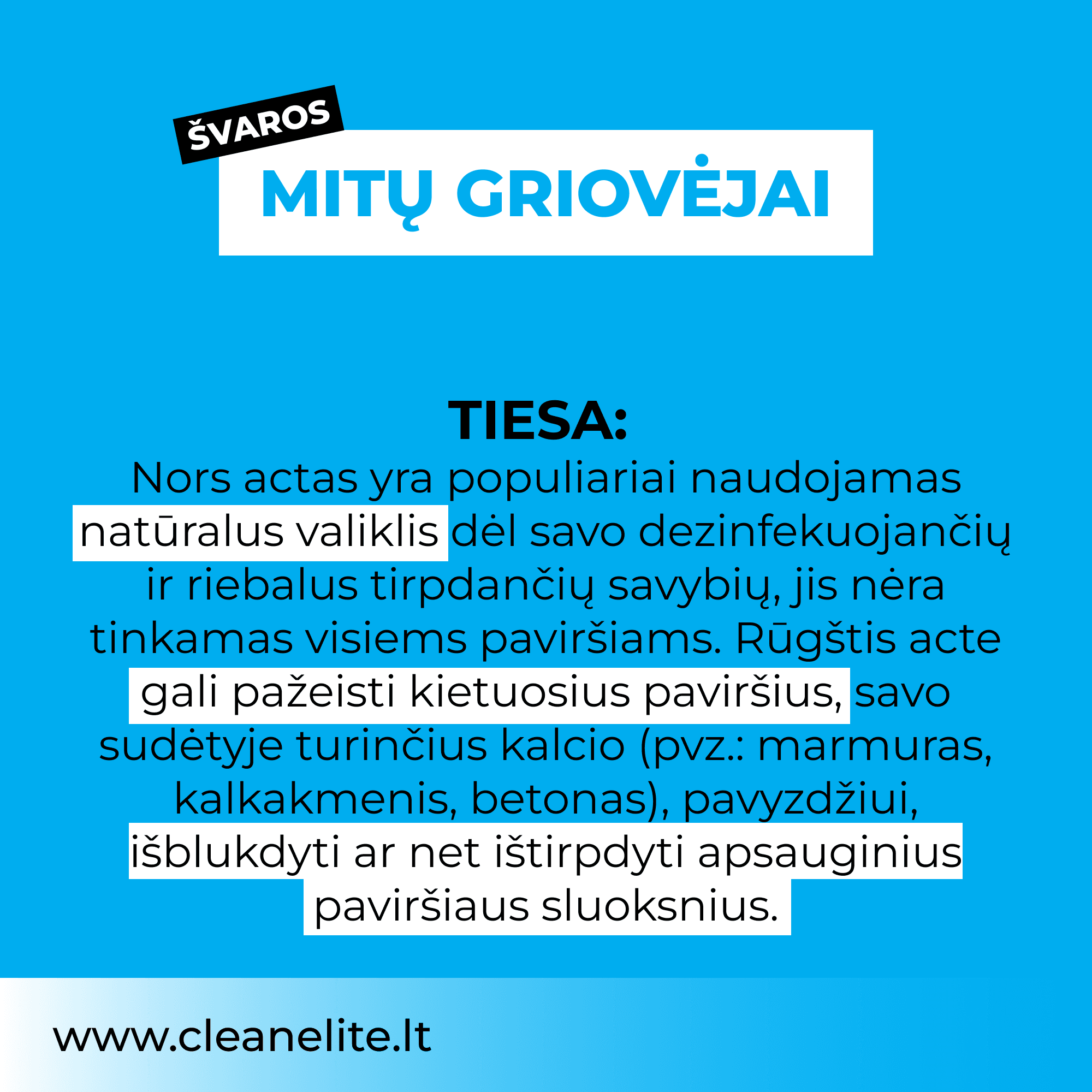 CleanElite socialinis įrašas 4